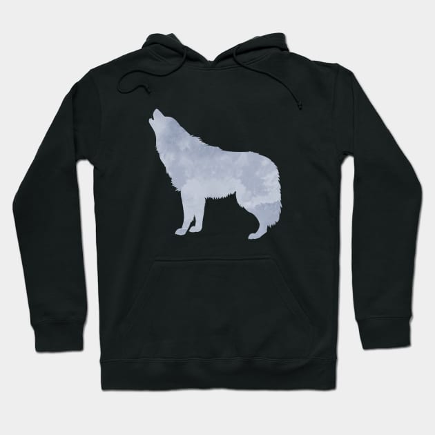 Howling Wolf Hoodie by TheJollyMarten